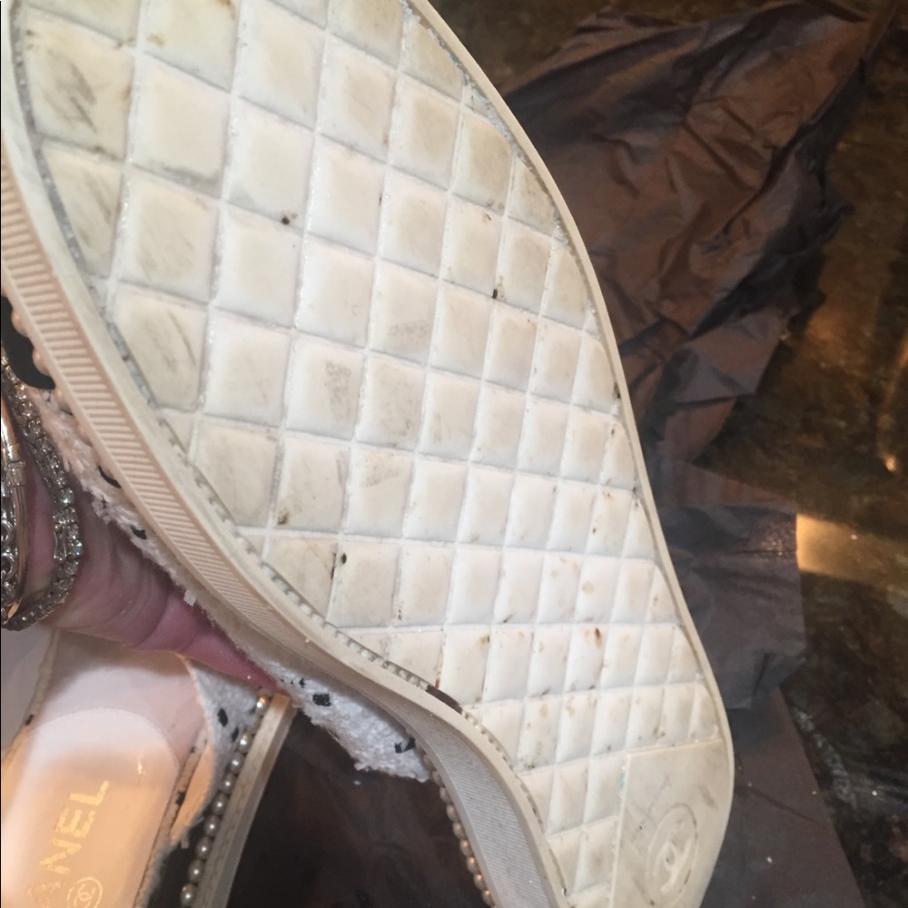 Chanel tweed mules - Picture 7 of 8